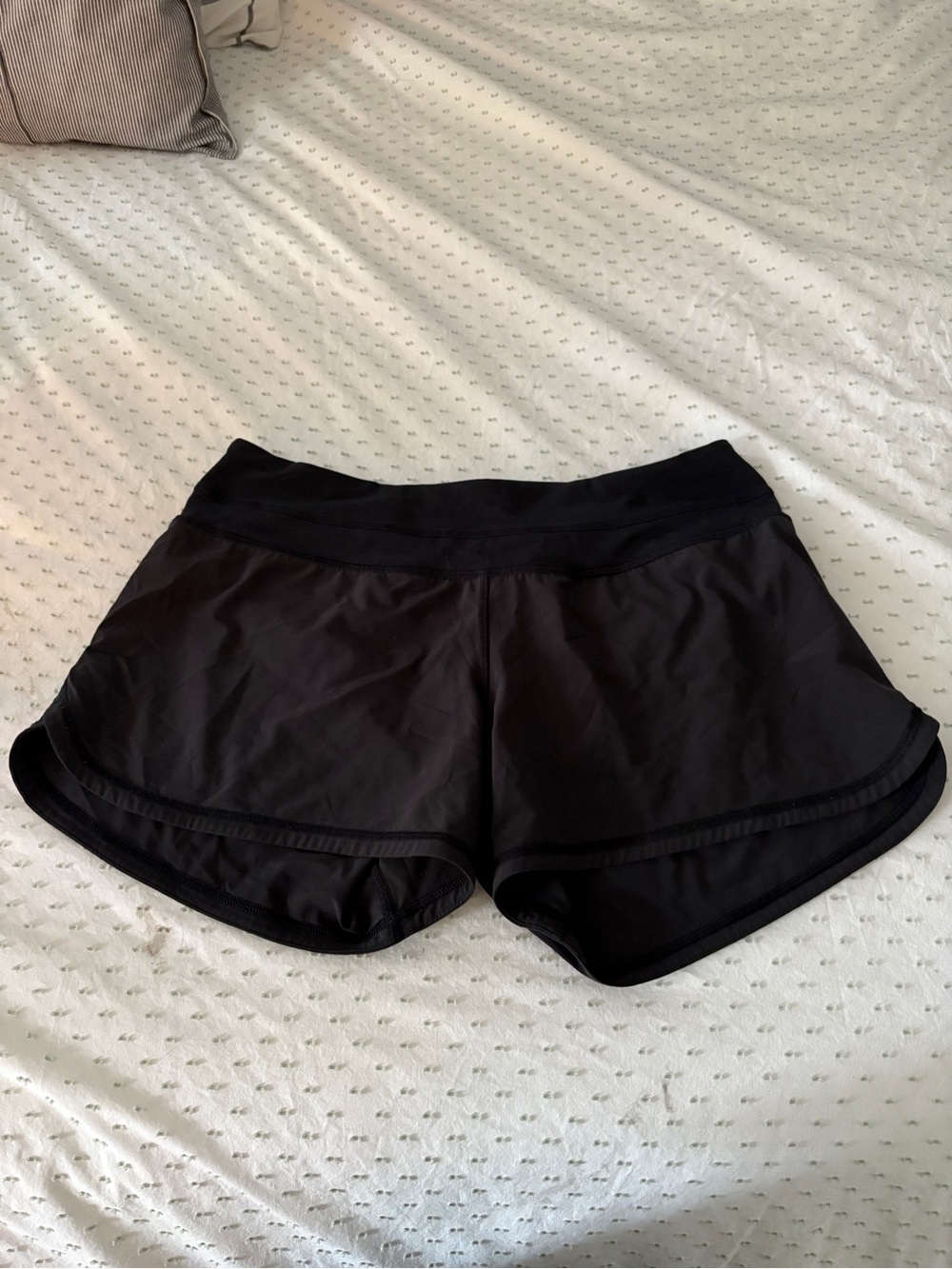 lululemon athletica Black Athletic Running Shorts